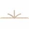 Ekena Millwork Redmond Smooth Timber Gable Bracket, Douglas Fir, 96"W x 40"H x 1 1/2"D x 3 1/2"F, 10/12 Pitch GBW096X40X0204RED00SDF - alternate 3